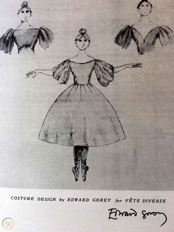 edward gorey gorey fete diverse ballet