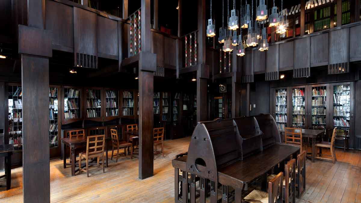 glasgow school art library