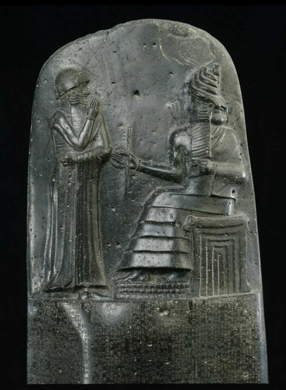 hammurabi shamash louvre
