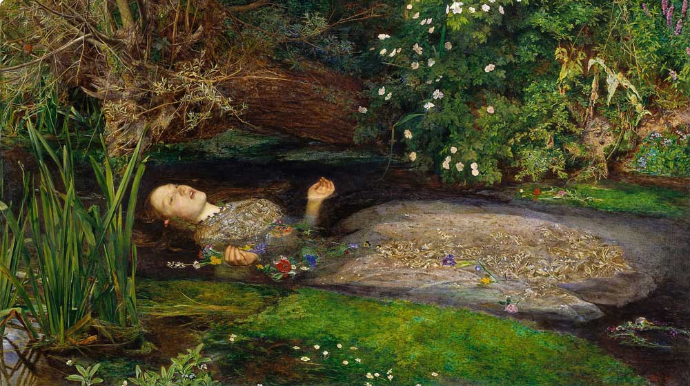 john everett millais ophelia pre raphaelite painting