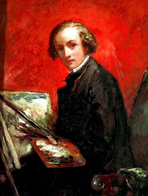 john everett millais self portrait pre raphaelite painting