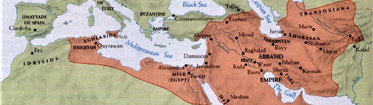 map abbasid caliphate 790