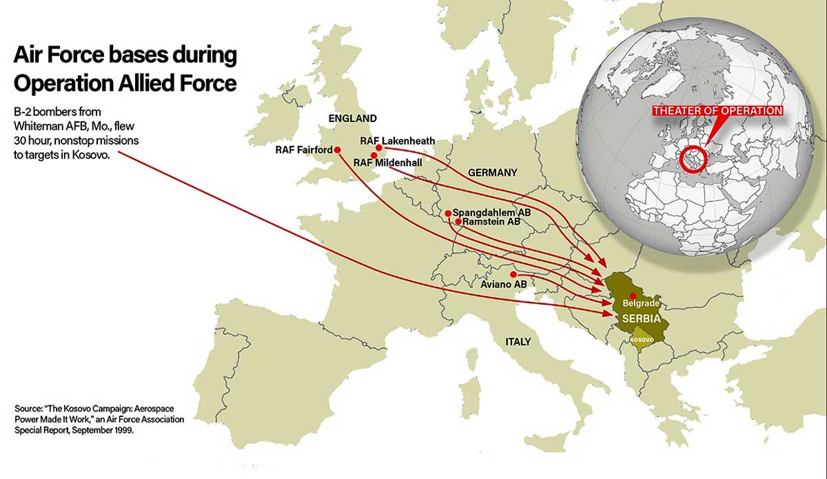 map operation allied force