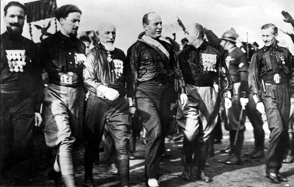 march on rome benito mussolini pnf blackshirts