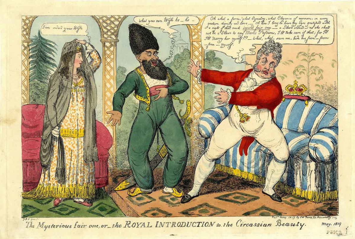 mysterious fair one circassian beauties cartoon