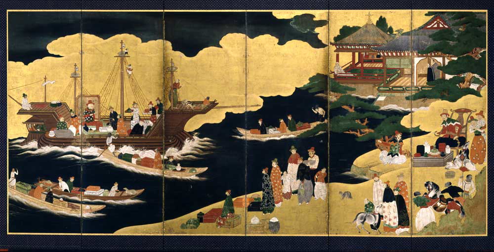 nanban art portuguese ship