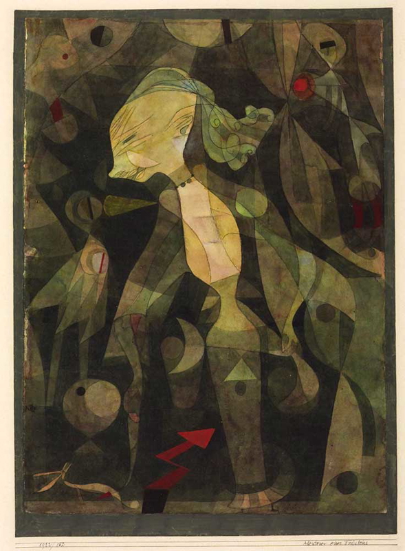 paul klee young lady's adventure artwork