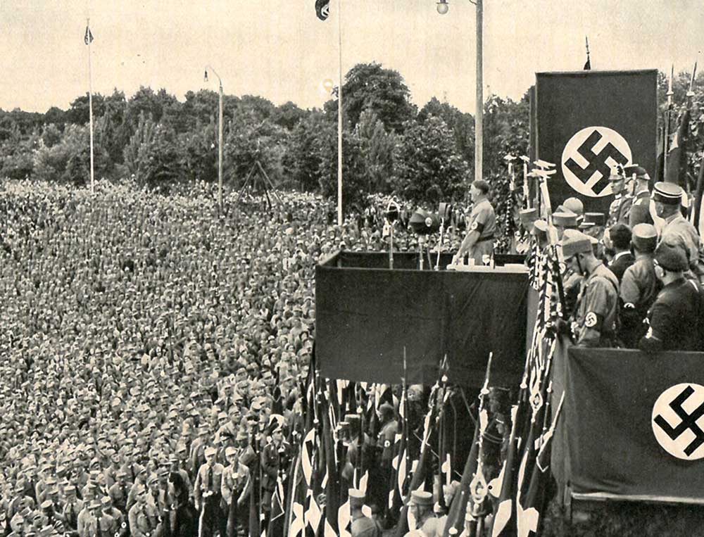 psychological warfare nazi rally