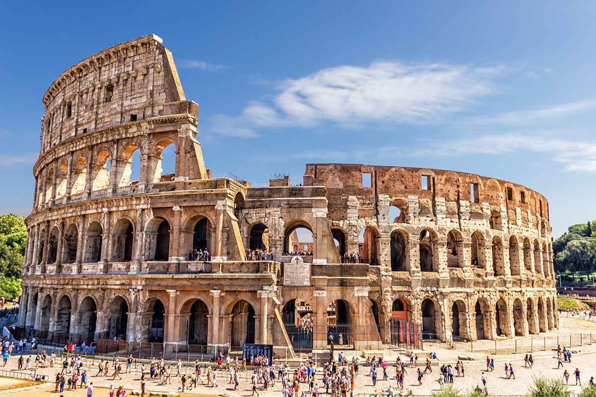 The Roman Colosseum today