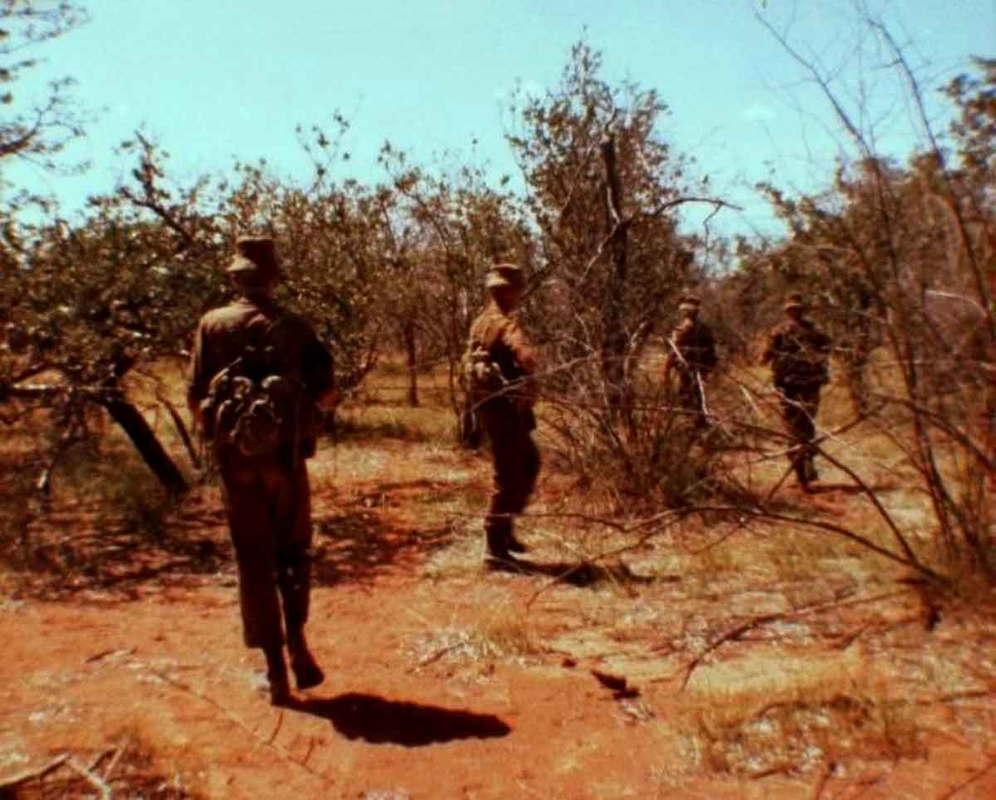 sadf soldiers patrol
