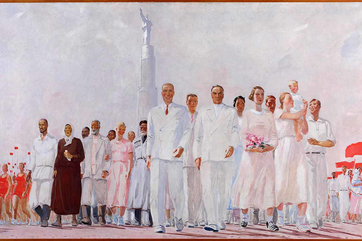 socialist realism stakhanovites aleksander deyneka 1937