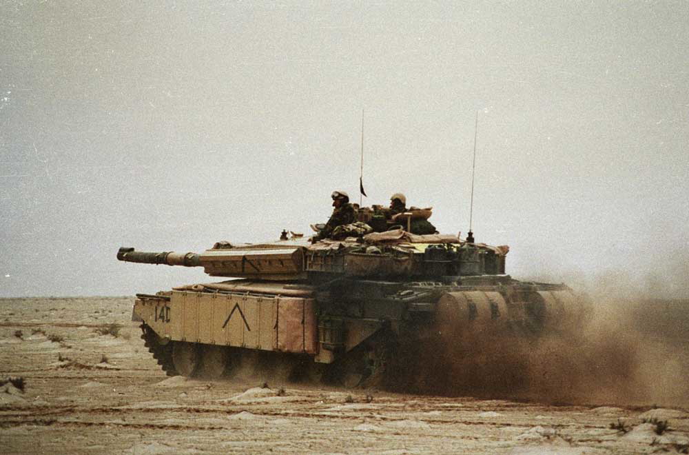tank desert storm invasion
