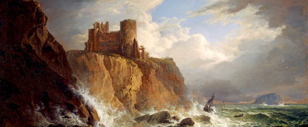 tantallon castle painting
