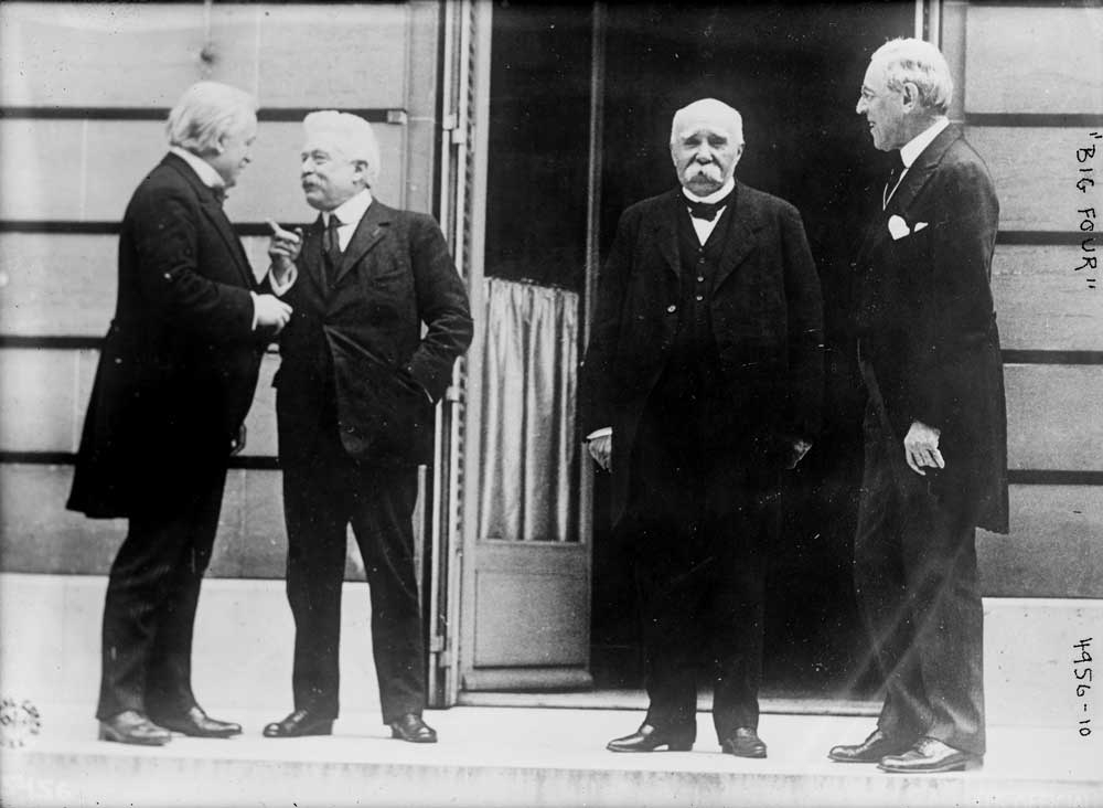 treaty of versailles 1919 big four