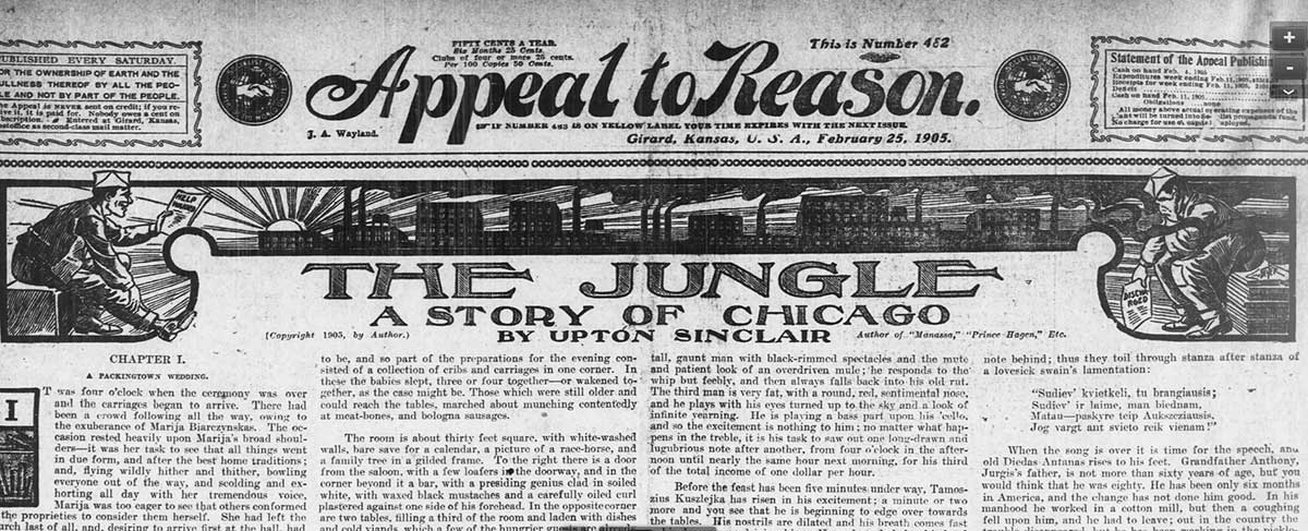 upton sinclair the jungle 1906