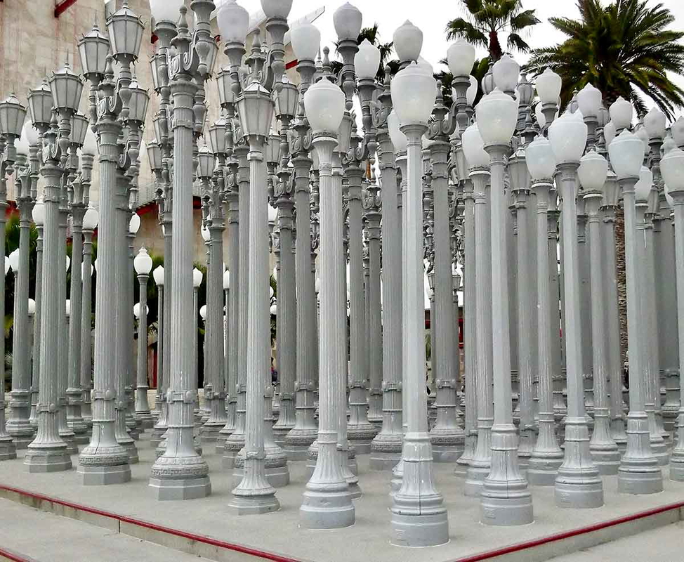 chris burden urban light installation art