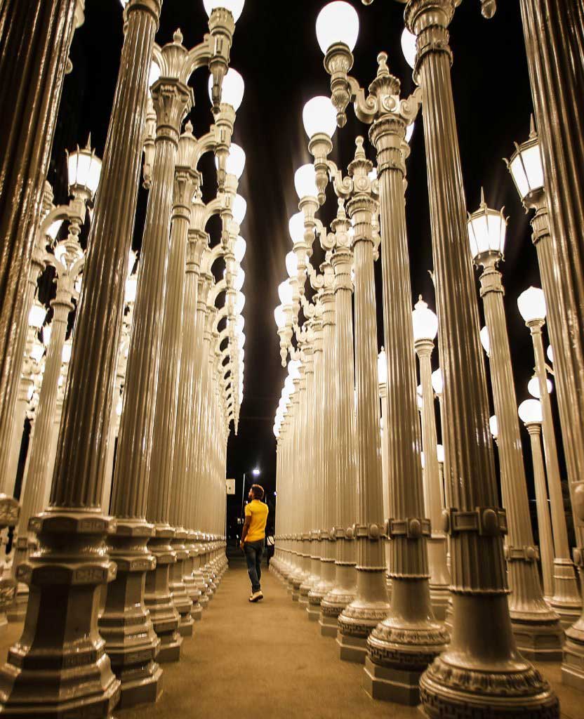 chris burden urban light LACMA