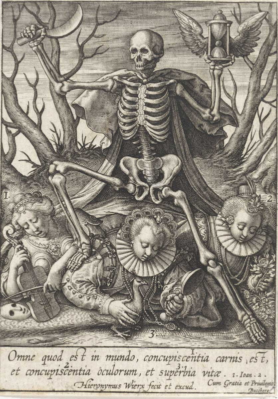 vanitas memento mori allegory wierix rijksmuseum