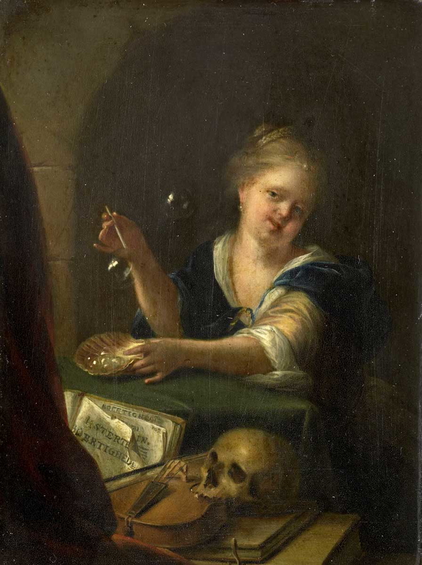 vanitas memento mori bubble girl werff rijksmuseum