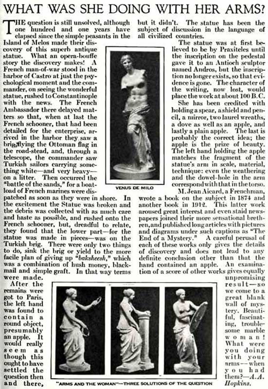 venus de milo sculpture article