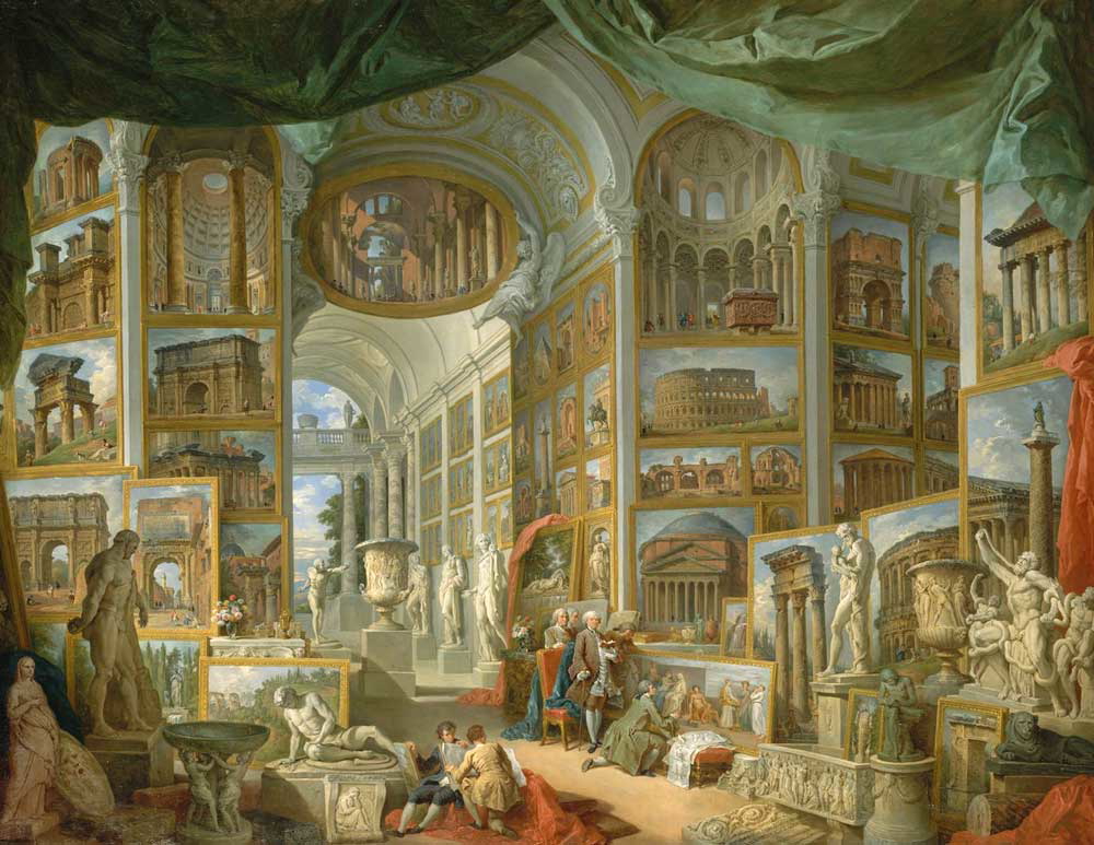 Ancient Rome Interior oiloncanvas painting