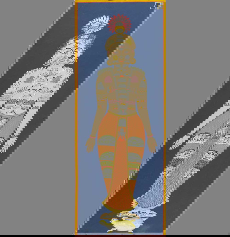 Equivalence of Self and Universe painting