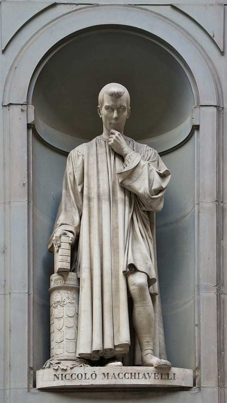 Machiavelli uffizi sculpture
