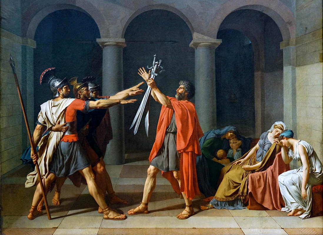Oath Horatii Jacques Louis David
