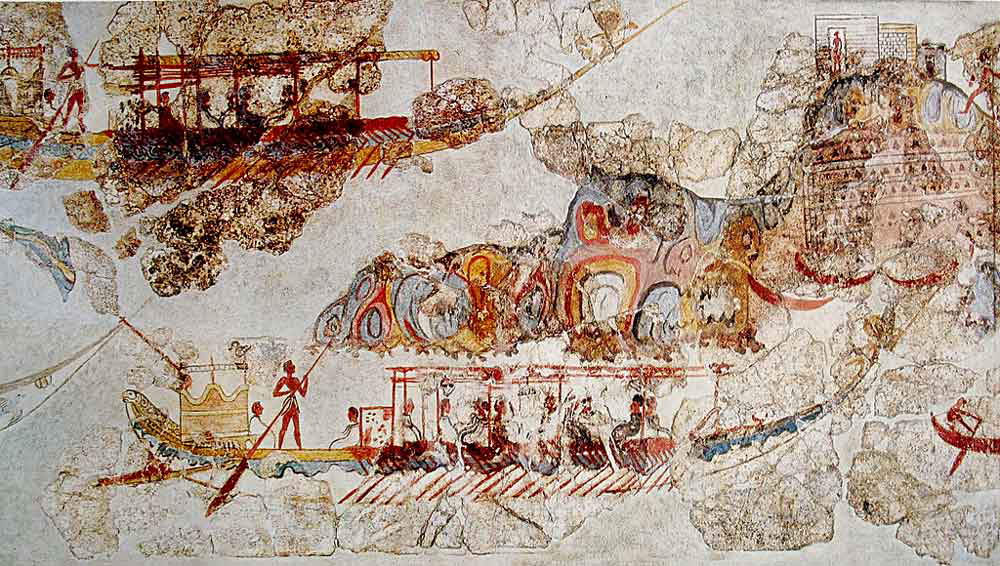 akrotiri ships