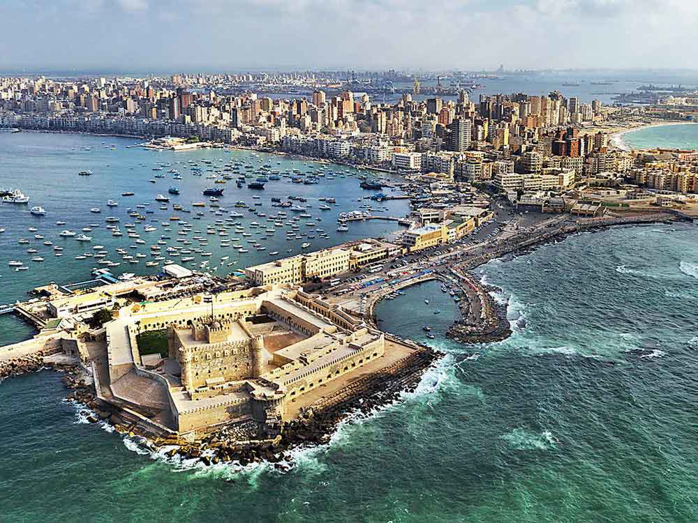 alexandria aerial view
