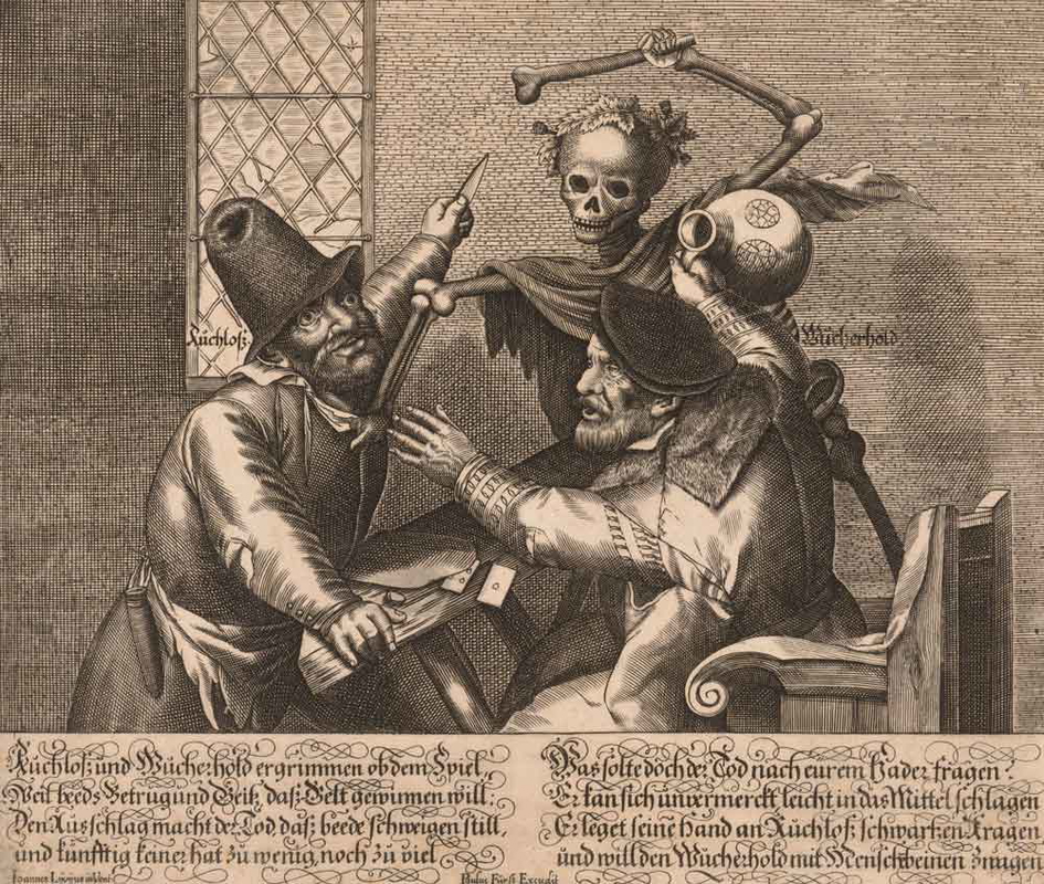 anonymous peasants fighting german vanitas