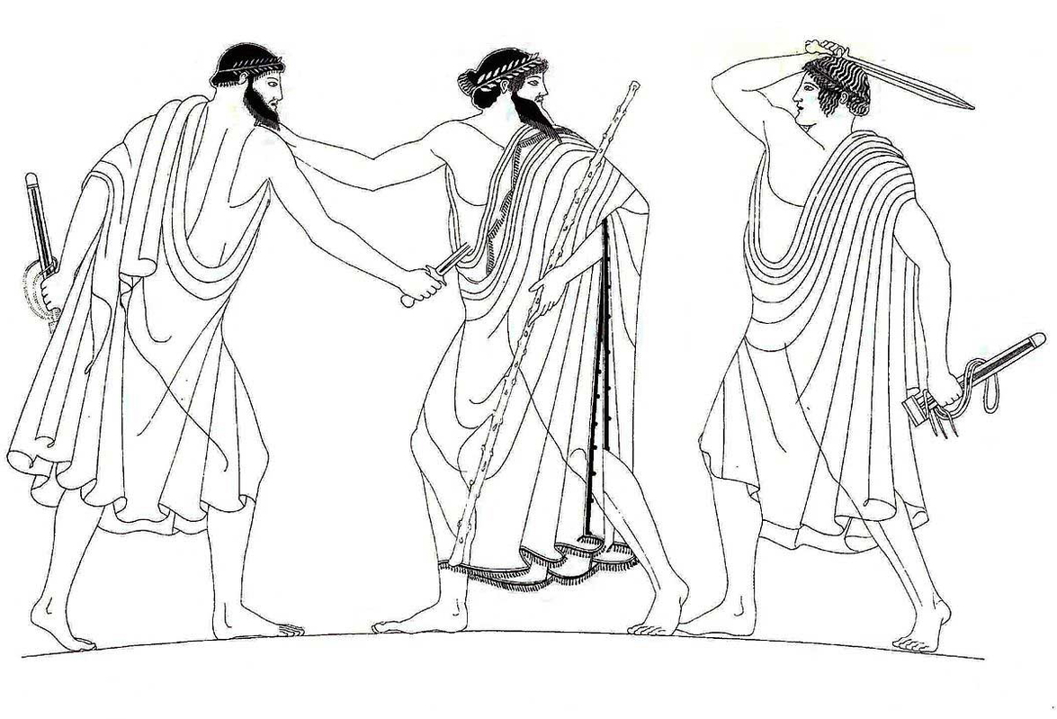 athenian tyrannicide vase painting