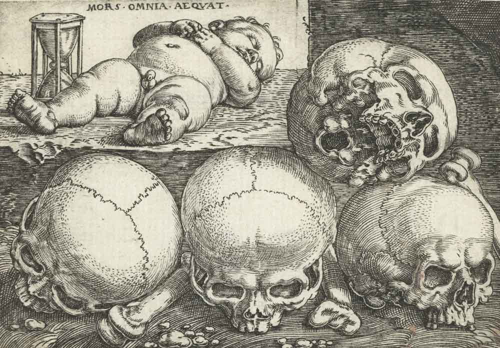 barthel beham child skulls german vanitas