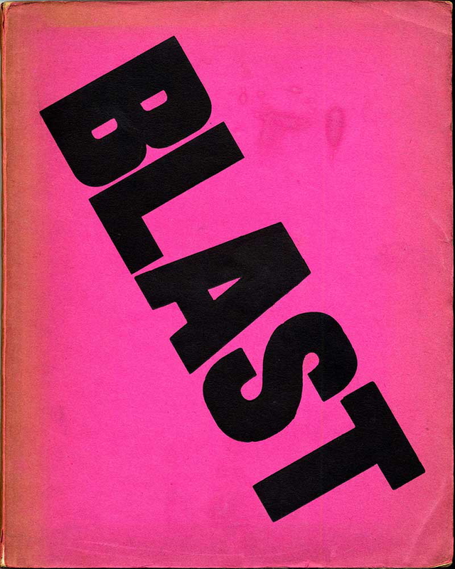 blast front cover first issue vorticism
