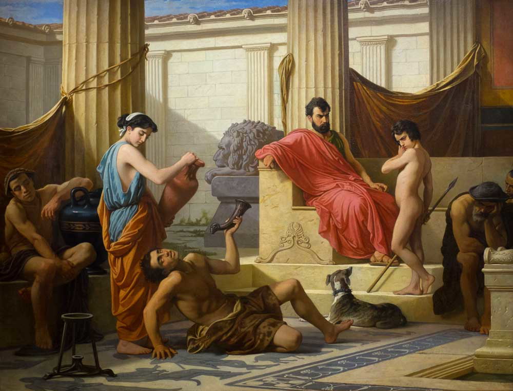 cesare mussini education sparta painting