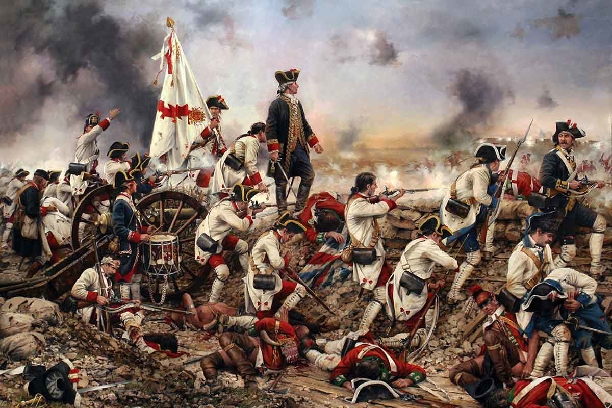 dalmau general galvez battle gulf coast painting