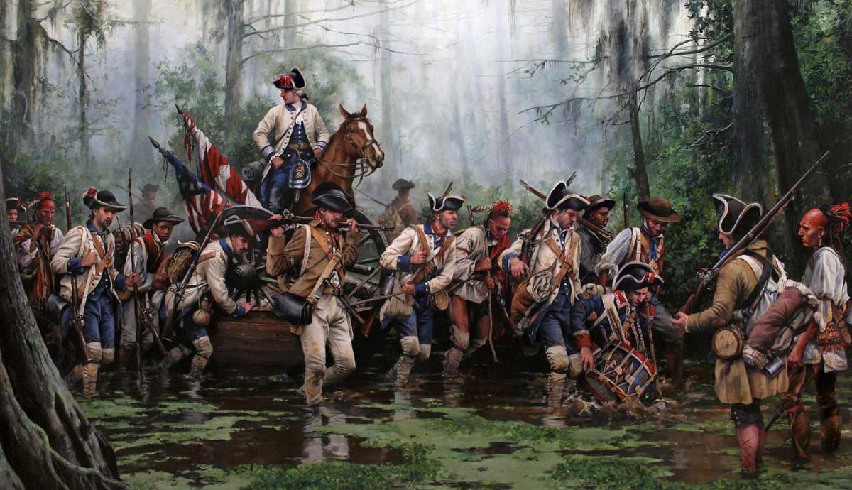 dalmau march along gulf coast painting