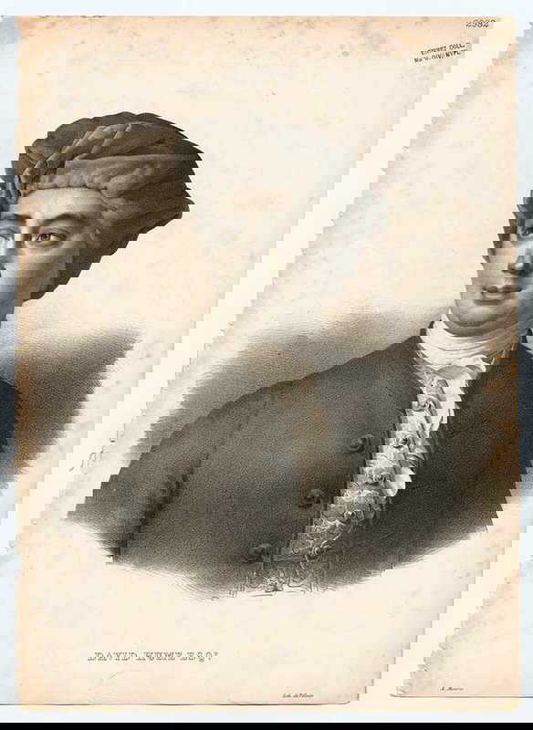 david hume lithograph