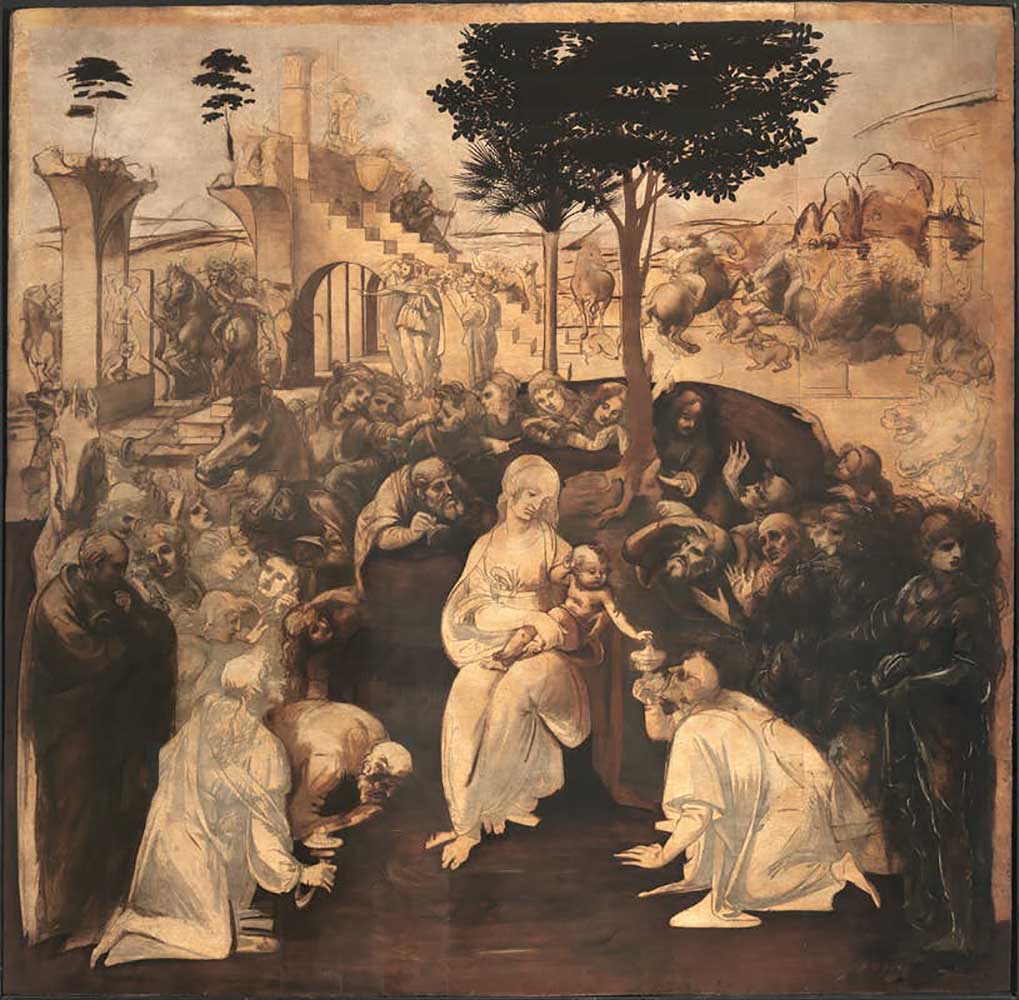 leonardo da vinci the adoration of the magi