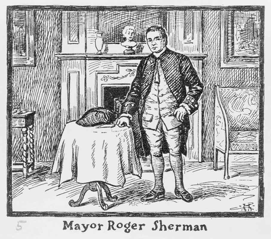 declaration independence roger sherman mayor