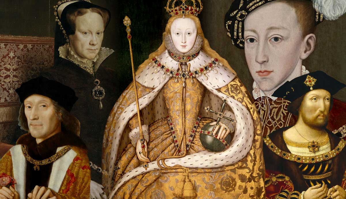 five monarchs of tudor period