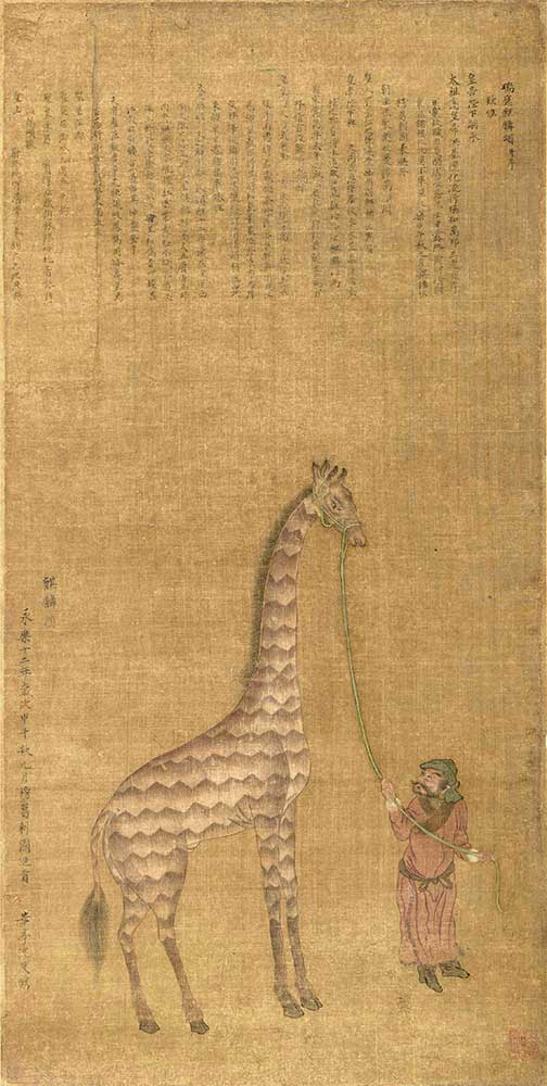 giraffe drawing zheng he