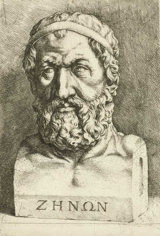 illustration bust zeno