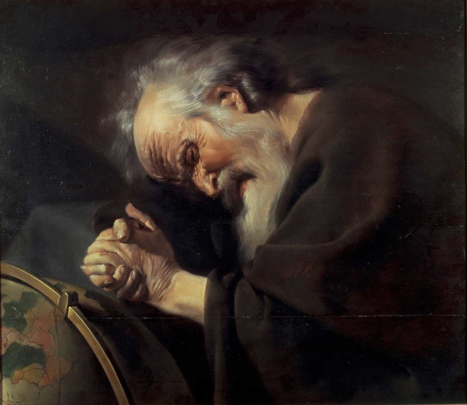 johannes moreelse heraclitus oil painting