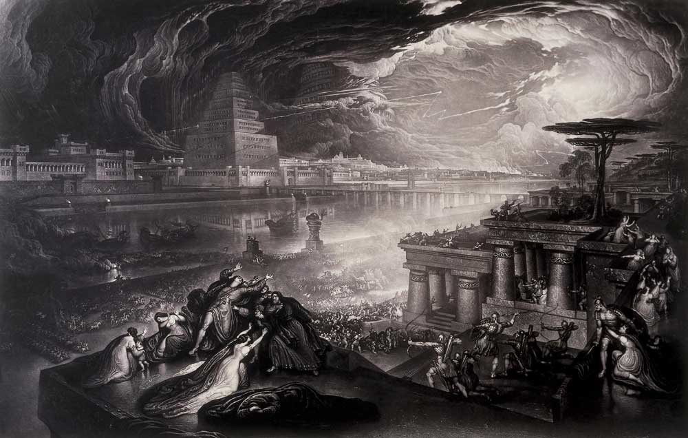 john martin fall babylon print