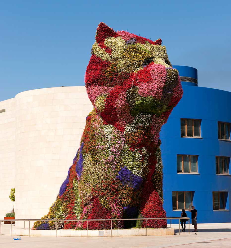puppy guggenheim bilbao