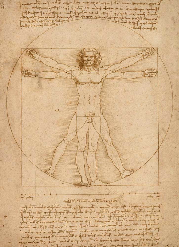leonardo da vinci vitruvian man humanism individual