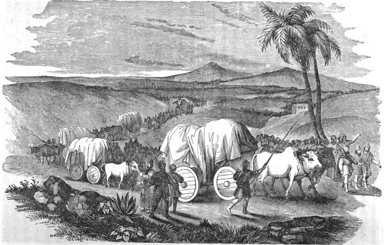 levites carrying the tabernacle