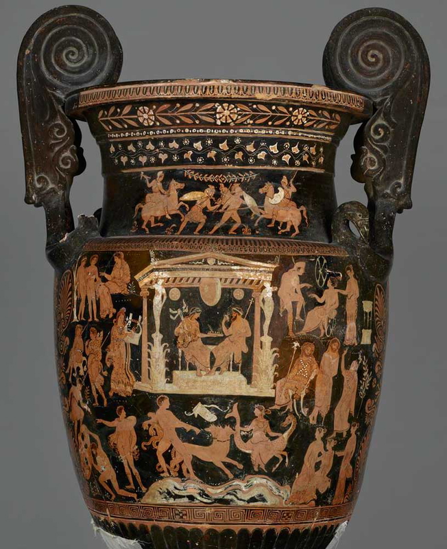 lycurgus painter underworld hades persephone vase