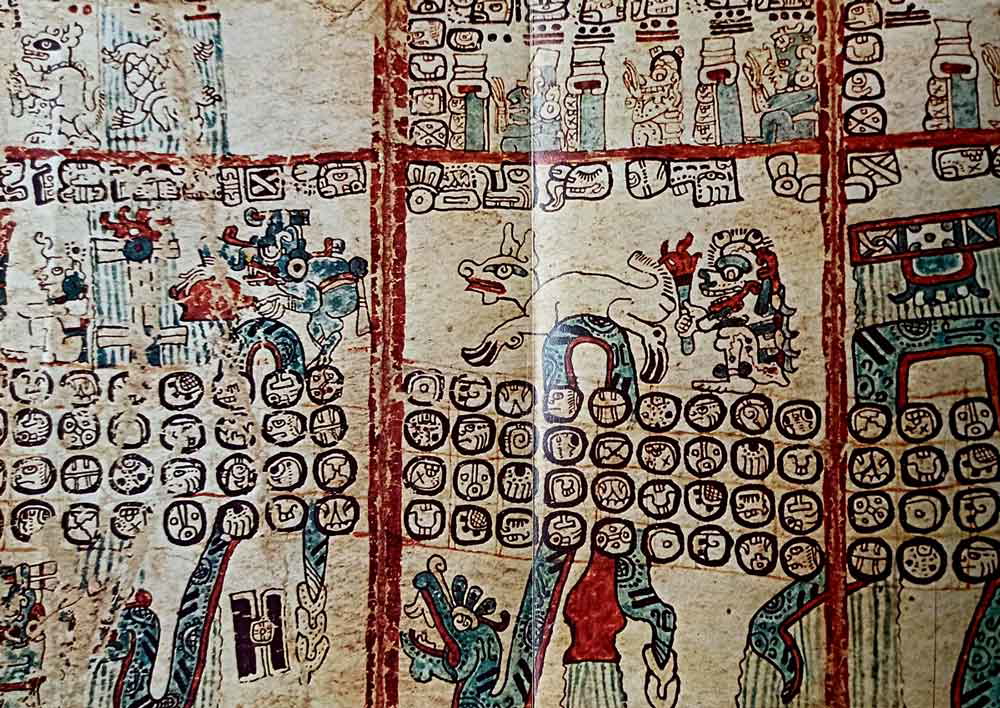 maya art writing dresden codex